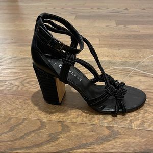 Katy Perry The Roped in Black heel sandals 10